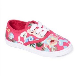 🌷5/$20 Ositos Pink Floral Toddler Sneakers